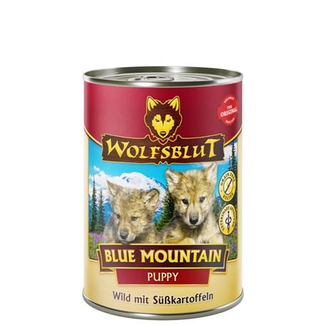 WOLFSBLUT Blue Mountain - Wild mit Skartoffeln - Puppy - 6 x 395g 1