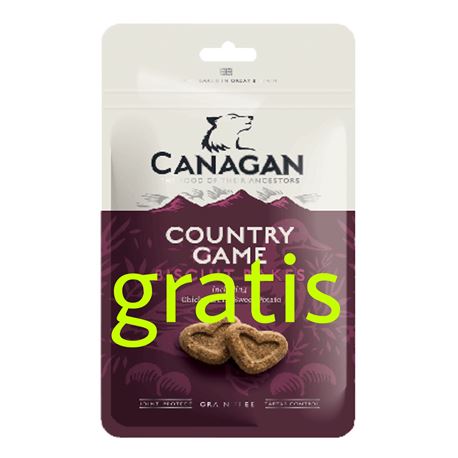 CANAGAN Country Game 2x12kg + 2 x lattine + 1 x biscotti 3