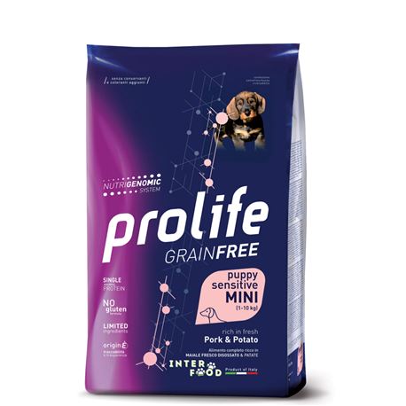 PROLIFE Grain Free Puppy Sensitive Pork & Potato - Mini - 7kg