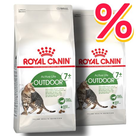 ROYAL CANIN Cat Outdoor 7+ - Cibo per gatti - 2x2kg