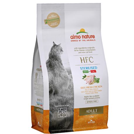 Almo Nature HFC Adult Sterilised - Pollo Fresco - 1,2g 1