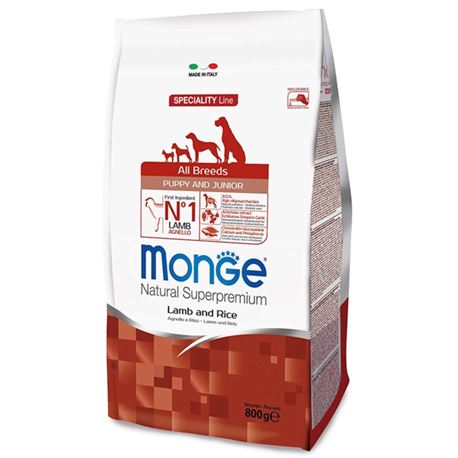 Monge SL All Breeds Puppy & Junior Agnello e Riso - 12kg