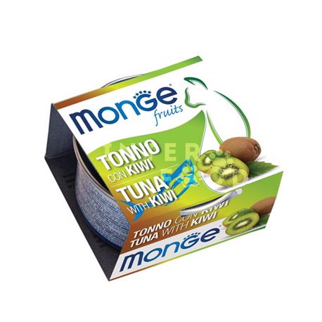 Monge Fruits - Sfilaccetti di tonno con kiwi - 80g