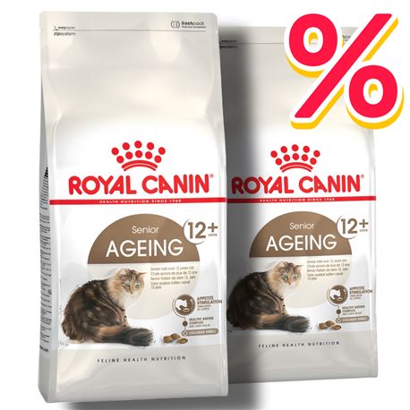 ROYAL CANIN Ageing 12+ - Crocchette per gatti - 2x2kg 1