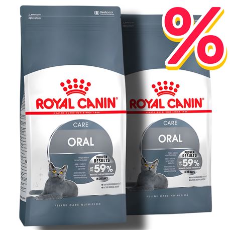 ROYAL CANIN Cat Oral Care - Alimento secco per gatti - 2x1,5kg