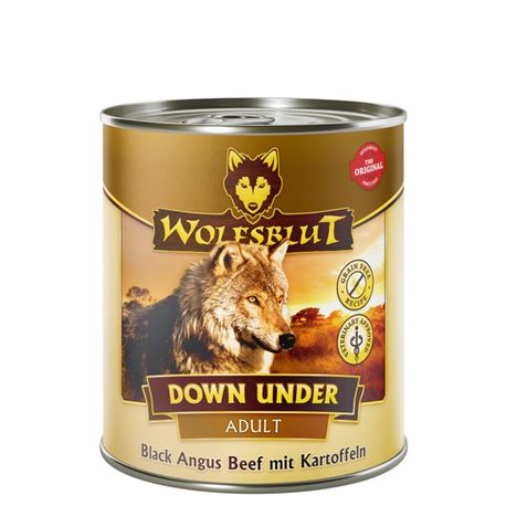 WOLFSBLUT Down Under - Black Angus Beef mit Skartoffeln - Adult - 6 x 800g 1