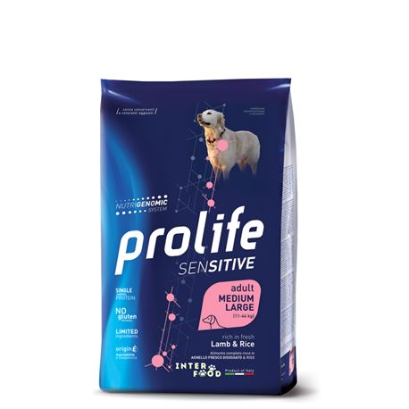 PROLIFE Sensitive Adult Lamb & Rice - Medium/Large - 2.5kg 1