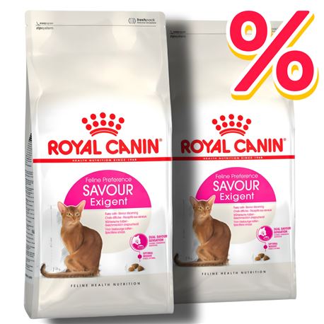 ROYAL CANIN Aroma Exigent - Crocchette per gatti - 2x2kg