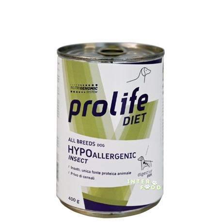 Prolife Diet Hypoallergenic - All Breed Insect - umido - 400g 1