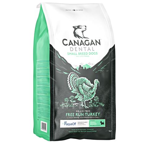 CANAGAN Free-Run Turkey - Small Breeds - DENTAL -  2kg 1