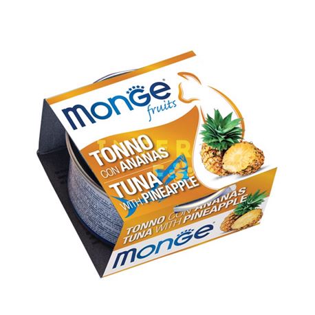 Monge Fruits - Sfilaccetti di tonno con ananas - 80g