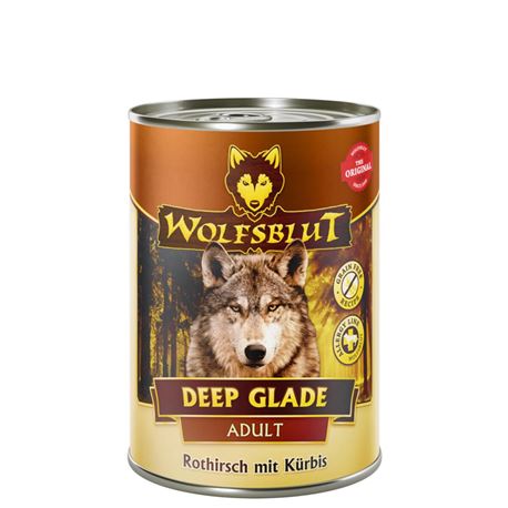 WOLFSBLUT Deep Glade - Rothirsch mit Krbis - Adult - 6 x 395g 1