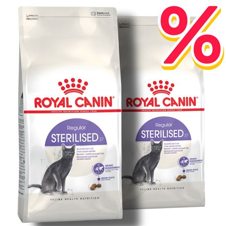 ROYAL CANIN Cat Sterilised 37 - Crocchette per gatti sterilizzati - 2x2kg 1