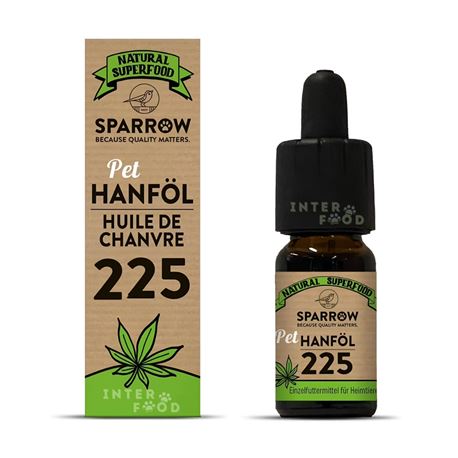 SPARROW Pet CBD - Olio di canapa con CBD 225