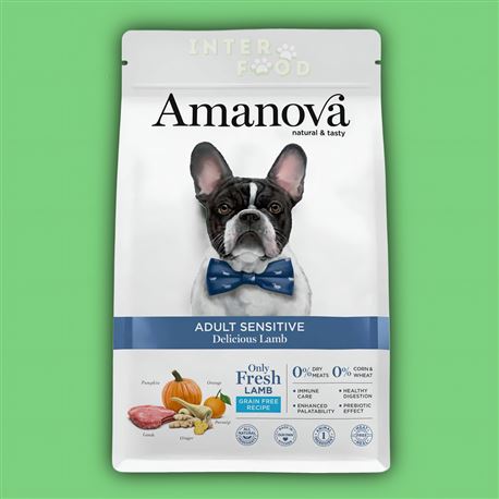 AMANOVA Adult Sensitive GF Delicious Lamb - 2kg