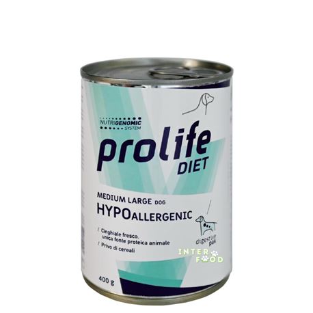 Prolife Diet Hypoallergenic - Medium/Large - umido - 400g 1