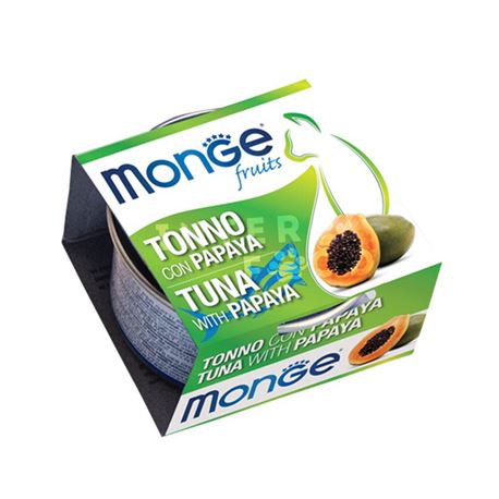 Monge Fruits - Sfilaccetti di tonno con papaya - 80g