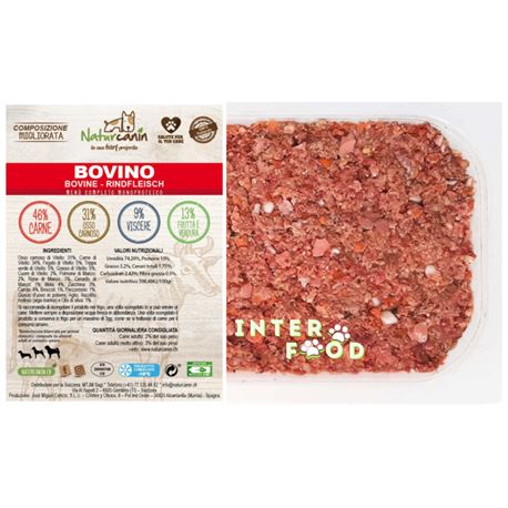 Naturcanin Barf menu classico Bovino - 1kg